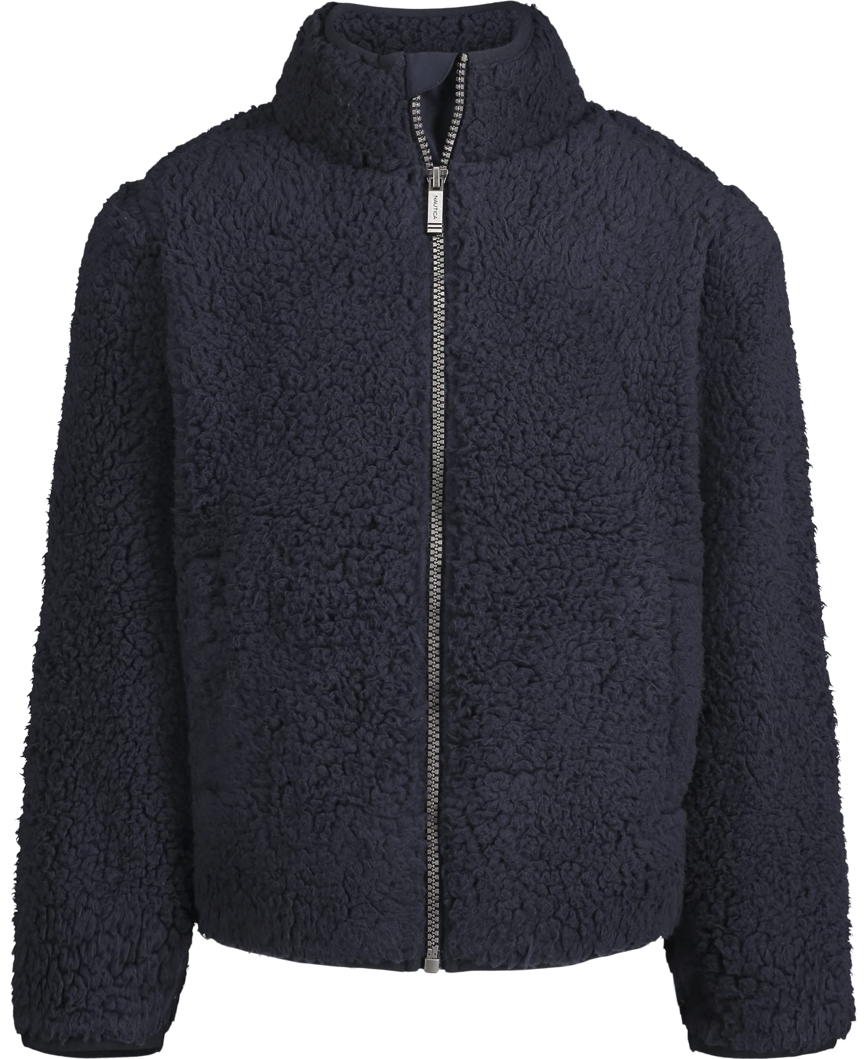 NAUTICA Boys' Full Zip Jacket, Kangaroo Pockets, Made with Lightweight Fleece